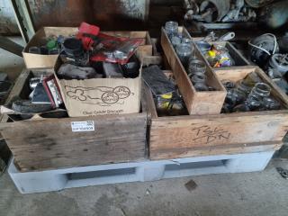 Pallet of Assorted Fastening Hardware & More