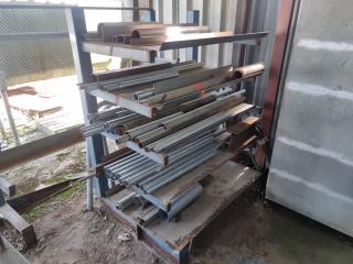 Steel Rack and Contents