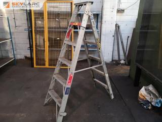 Ullrich 1.7m to 2.3m Aluminium Folding Step / Extension Ladder