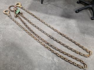 2-Leg Lifting Chain Assembly, 4.25 Ton Max Capacity