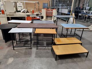 10x Assorted Tables