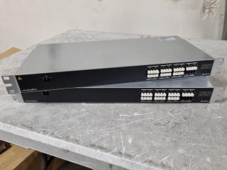 2x SmartOptics 16ch DWDM Mux/Deluxe Modules M-3816