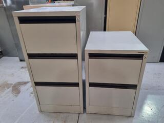 2x Precision Steel File Cabinets