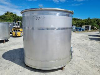 7000 Litre Stainless Tank 