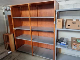 Wood Shelving Assembly