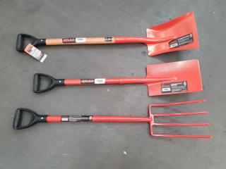 Atlas Shovel, Spade and Fork combo