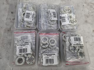 180x Plastic Conduit Locknuts, 25mm Dia, Bulk Lot, New