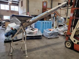 Industrial Auger Screw Conveyor System