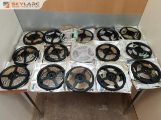 Large Lot of LED Strip Lights