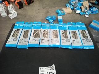 8 Assorted Shimano Bike Chains