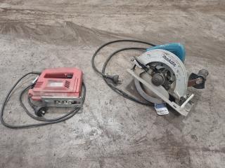 Firebrand Jig Saw and Makita Circular Saw