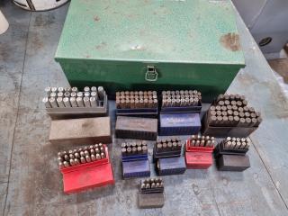 10x Assorted Steel Letter & Number Punches