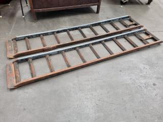 Pair of Steel Trailer Ramps