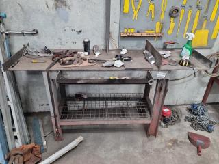 Heavy Steel Custom Built Workbench