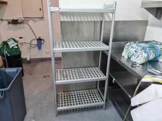 Aluminum Shelving Unit 