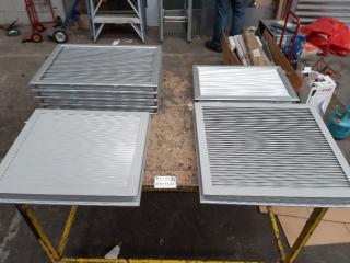 7 Assorted Aluminum Vent Grilles