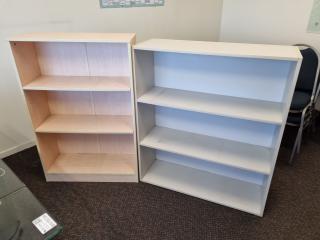 2x Office Bookshelf Shelving Units