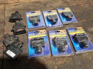 Assorted Trailer Electrical Connection Plugs & Sockets