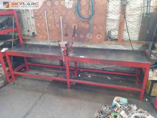 Heavy Duty Steel Workshop Bench with Vise