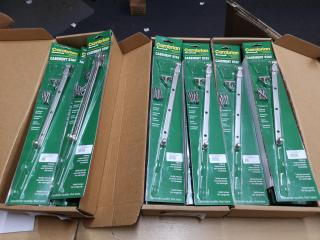 33x 250mm Casement & Fanlight Window Stays, Bulk Lot, New