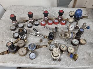 Assorted Welding Gas Regulators