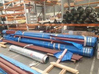 12 Lengths 4“ Steel Pipe