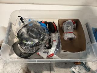 Box of Safety Glasses and Gear