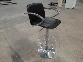 Chrome Gas Lift Bar Chair/Stool