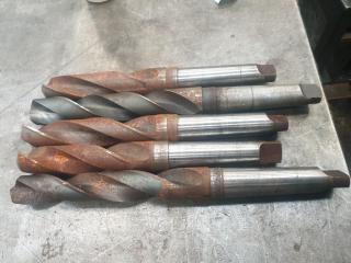 5 x Large Drill Bits