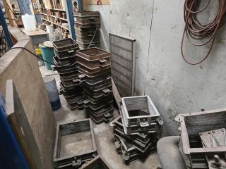 Large Lot of Foundry Core Boxes