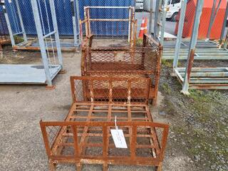 4x Assorted Steel Stillages