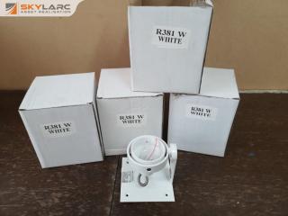 4x Ceiling Spot Light Units by Halcyon. New