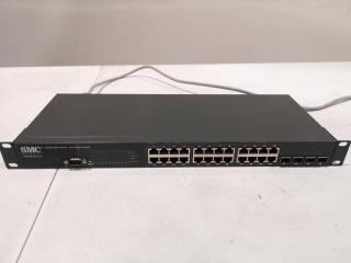 SMC TigerSwitch SMC8024L2 Gigabit 24-Port Switch