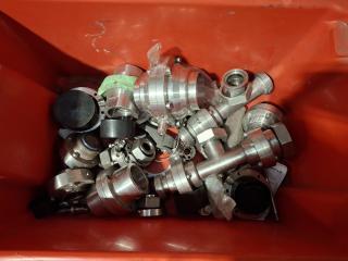 Crate of Stainless Steel Fittings 