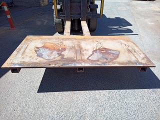 Large Plate Steel Pallet