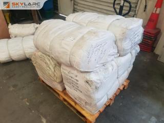 Pallet of 6 Bales of Patterned Polycotton Fabric