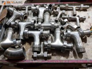 Assorted Stainless Pipe Tees