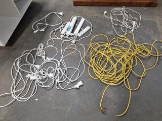 Assorted Power Ectension Leads & Powerboards