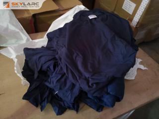 40+ Plain Navy Blue T-shirts, Size Medium, Bulk Lot