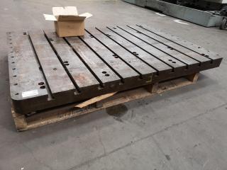 Heavy Duty Steel Plate T-Slotted Workshop Table