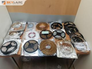 Large Lot of LED Strip Lights