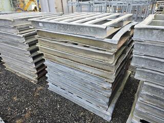 10 x Galvanized Steel Pallets 