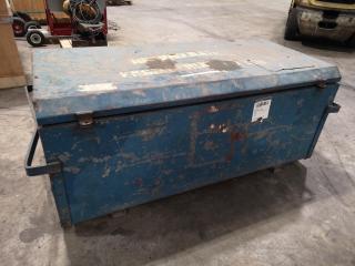 Heavy Duty Steel Worksite Storage Tool Box