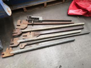 7x Assorted Heavy Duty Tools