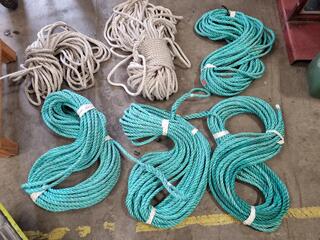 6x Lengths of Synthetic Rope