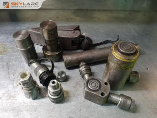 Assorted Hydraulic Jacks and Accessories