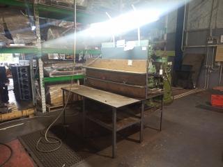 Double Sided Steel Workbench