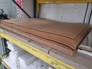 Stack of 1020x760mm Brown Paper Board