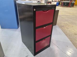 Europlan Forte Steel 3-Drawer File Cabinet