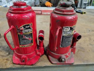 2x 20-Ton Bottle Jacks